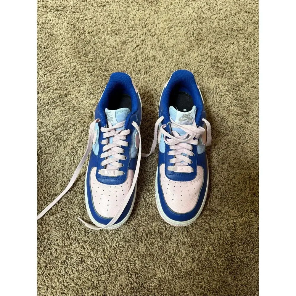 Nike Air Force 1 ‘07 LV8 DV3892-900 Blue Pink Pastel Low Top Sneakers Women’s 8